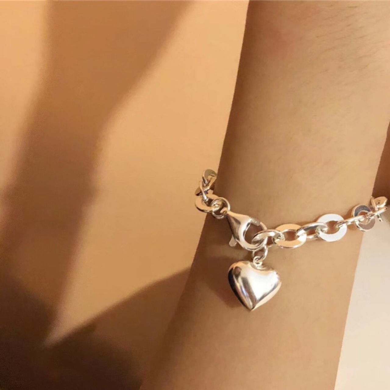 Silver Plated Sweetheart Bracelet(ME099)
