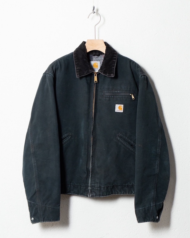 "Carhartt" good faded detroit jacket / Made In USA / COLOR:BLACK