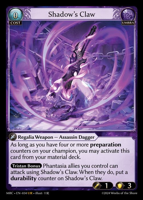 【MRC】:Shadow's Claw / MRC-034