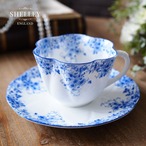 英国シェリー Dainty Blue デインティブルー カップ&ソーサーB thumbnail 1