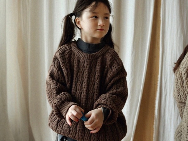 [ Clearance SALE ]   Bagel Knite Pullover