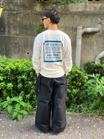 RSB HOT BASE RELAX GRAPHIC L/S TEE FADE WHITE