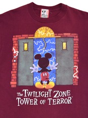 Disney Mickey Mouse "TOWER of TEROR" T-Shirt  1990s / ミッキーマウス
