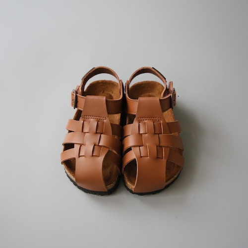 PEEP ZOOM / Turtle Sandal / BROWN / 15〜18cm