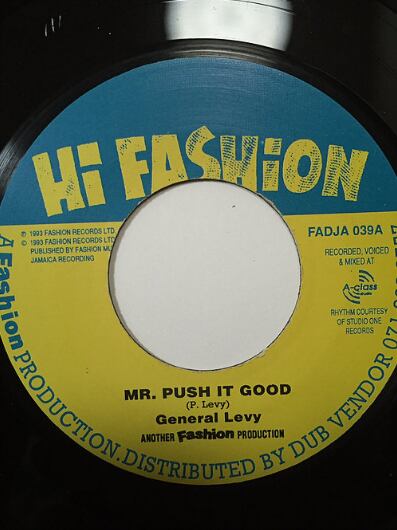 General Levy（ジェネラルリヴィ） — Mr. Push It Good【7'】 