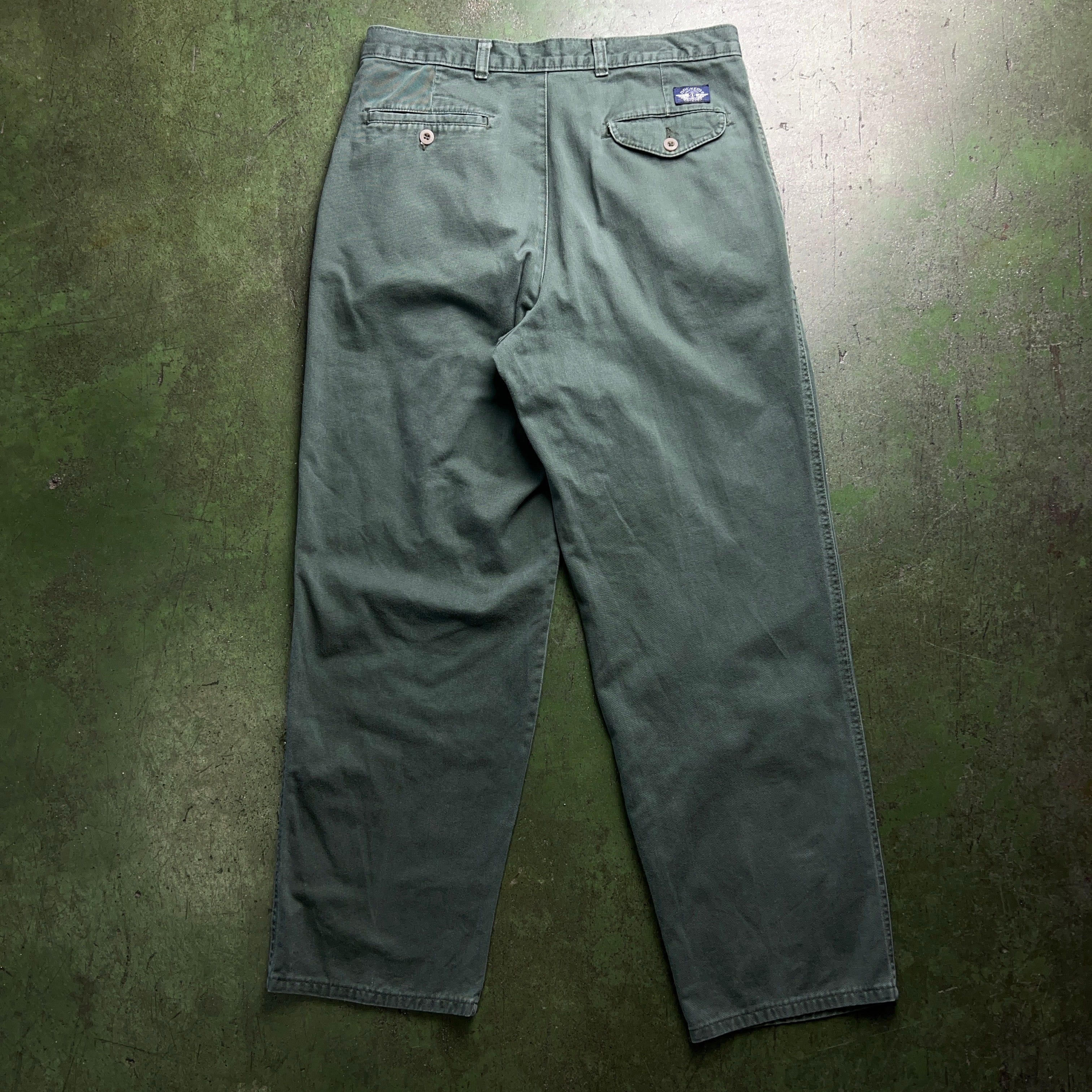 90's Levi's Dockers 2tuck Chino Pants W33 GREEN 90年代 90's Levi's Dockers 2tuck Chino Pants W33 GREEN 90年代