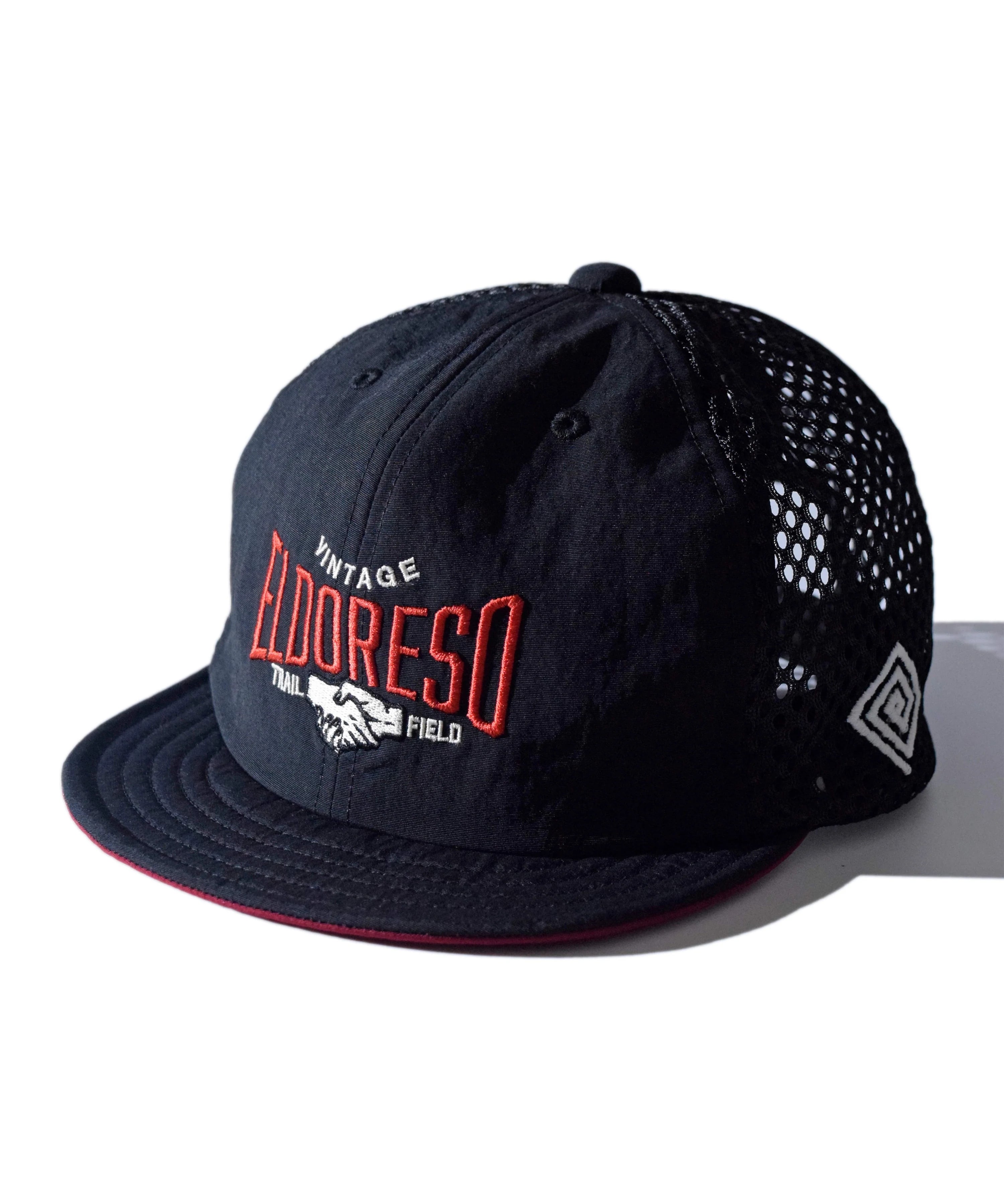 ELDORESO(エルドレッソ)Shake Hands Cap -Black メンズレディース ランニングキャップ