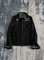 "UNKNOWN" Leopard Letterd Shirts