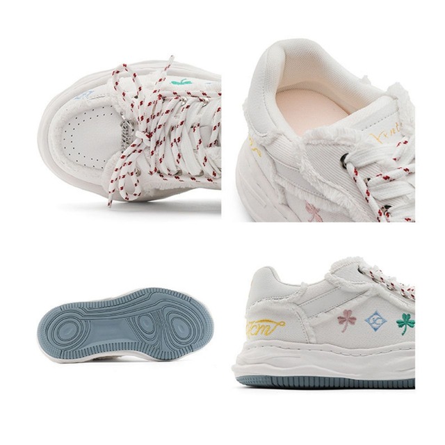 ポップエンブロイダリーボリュームスニーカー 2col   R01557