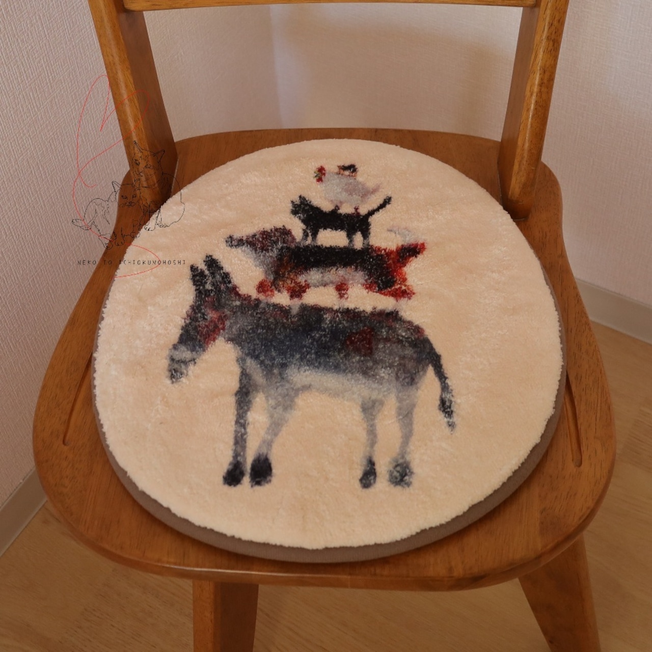 15歳の作家KOTETSU チェアパッド (3タイプ) Atelier KOTETSU / アトリエコテツ ブレーメン