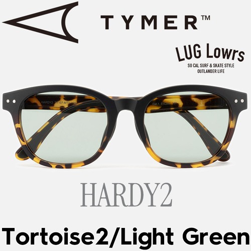 TYMER タイマー サングラス メンズ レディース スポーツサングラス HARDY2 ハーディ2 Tortoise2/Light Green TY107-MT2-LGR 日本代理店正規品