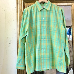 VINTAGE <for men> spring check shirts