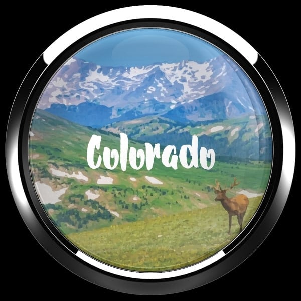 ゴーバッジ(ドーム)（CD1078 - COLORADO） - 画像3