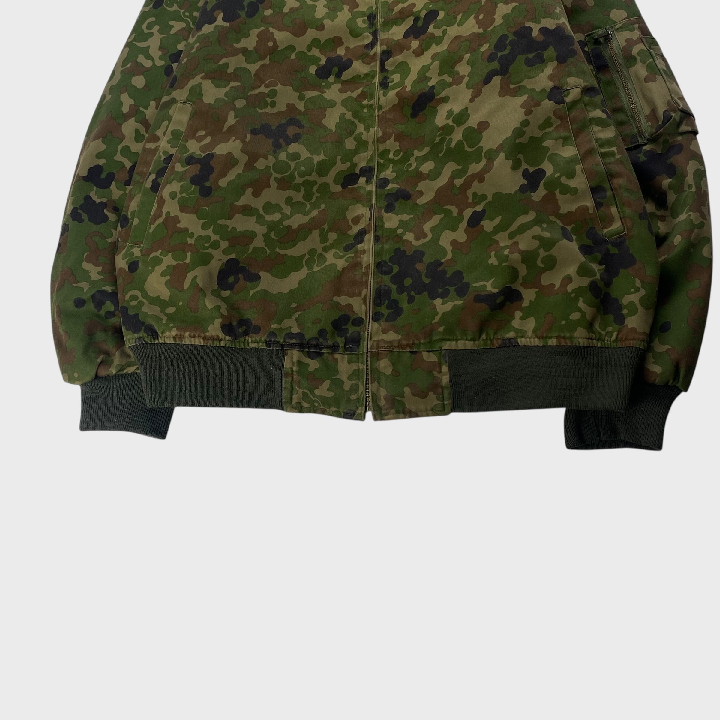90's】 陸上自衛隊 L相当 リバーシブルジャケット 迷彩2型 ブルゾン