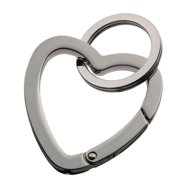 【キーホルダー売り上げランキング4位】ラージハートカラビナキーリング	AKK0004　Large Heart Carabiner Key Ring  jewelry