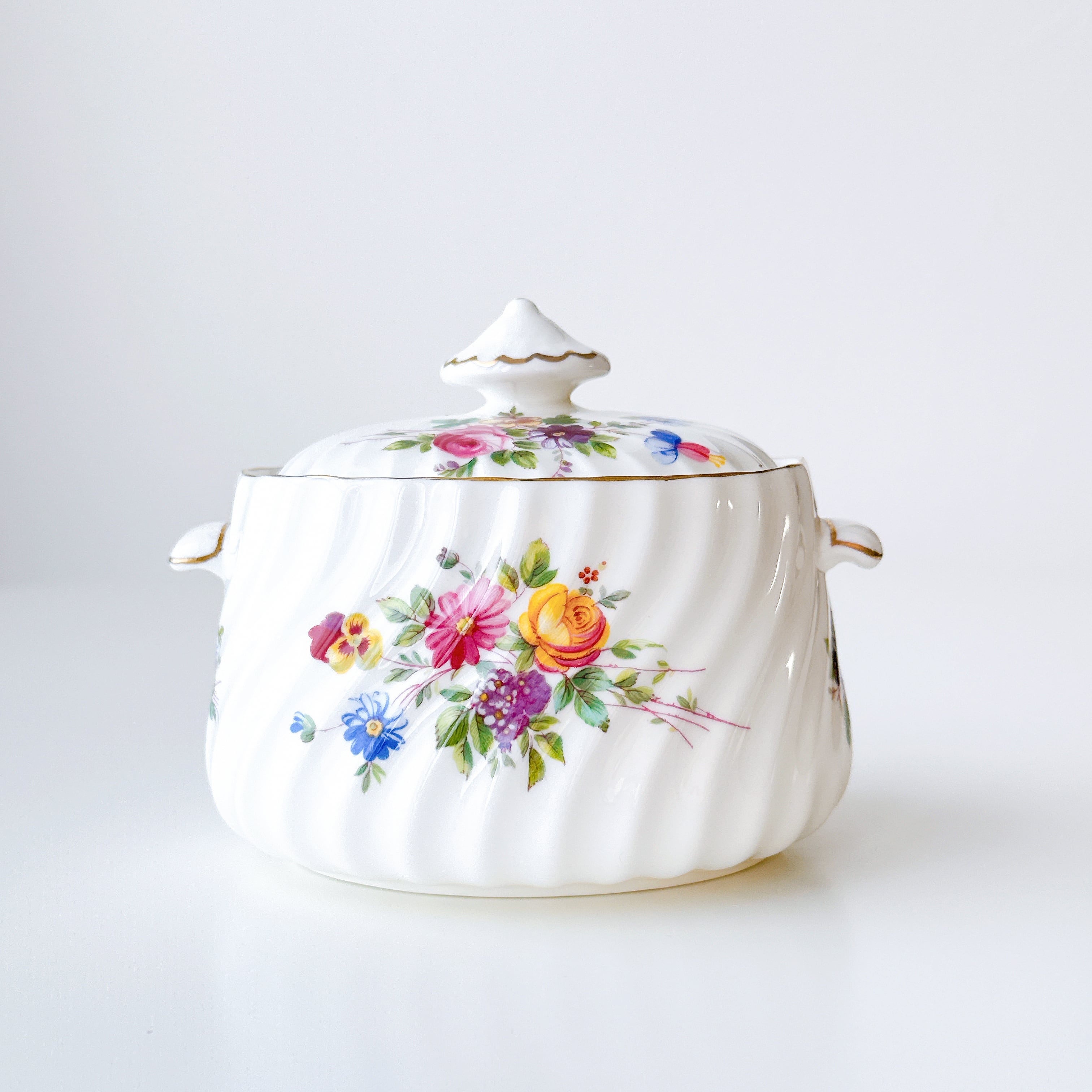 vintage】【England】MINTON MARLOW ミントン マーロウ シュガーポット