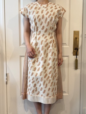 MARNI / vintage all over print docking dress.