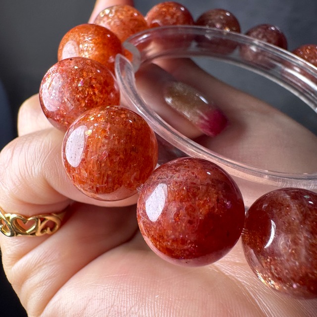 no.F1 サンストーン 約14.6-15mm