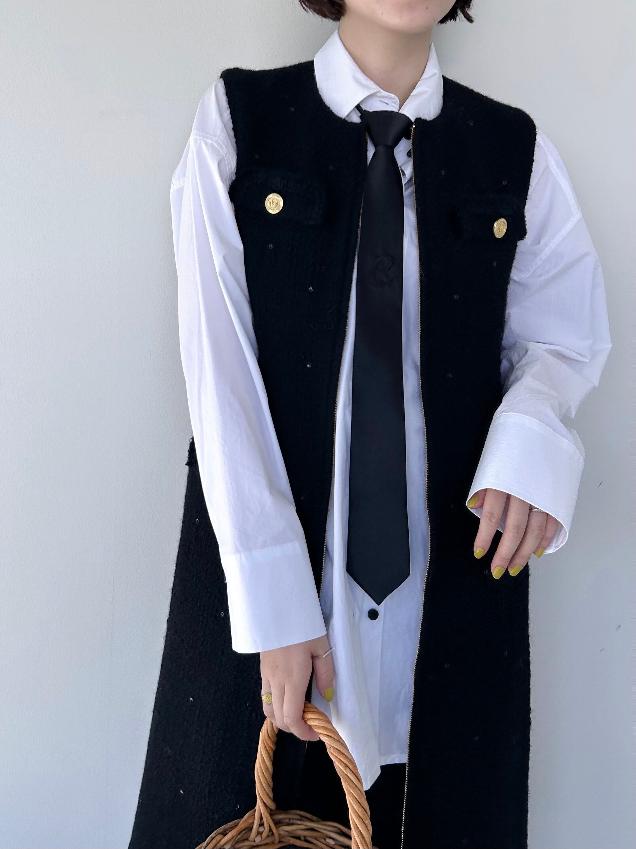 COEL ネクタイ付きビッグシャツ | KOKO