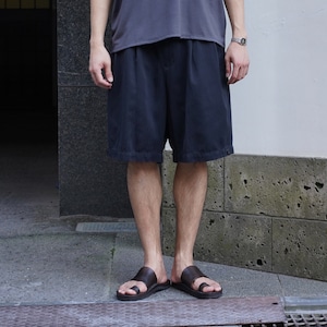 MAATEE&SONS for khaki "SHORT TROUSER ドゥルン" -BLK-