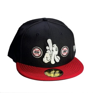 DISSIZIT / LA 9212 New Era Cap / Black w/Red