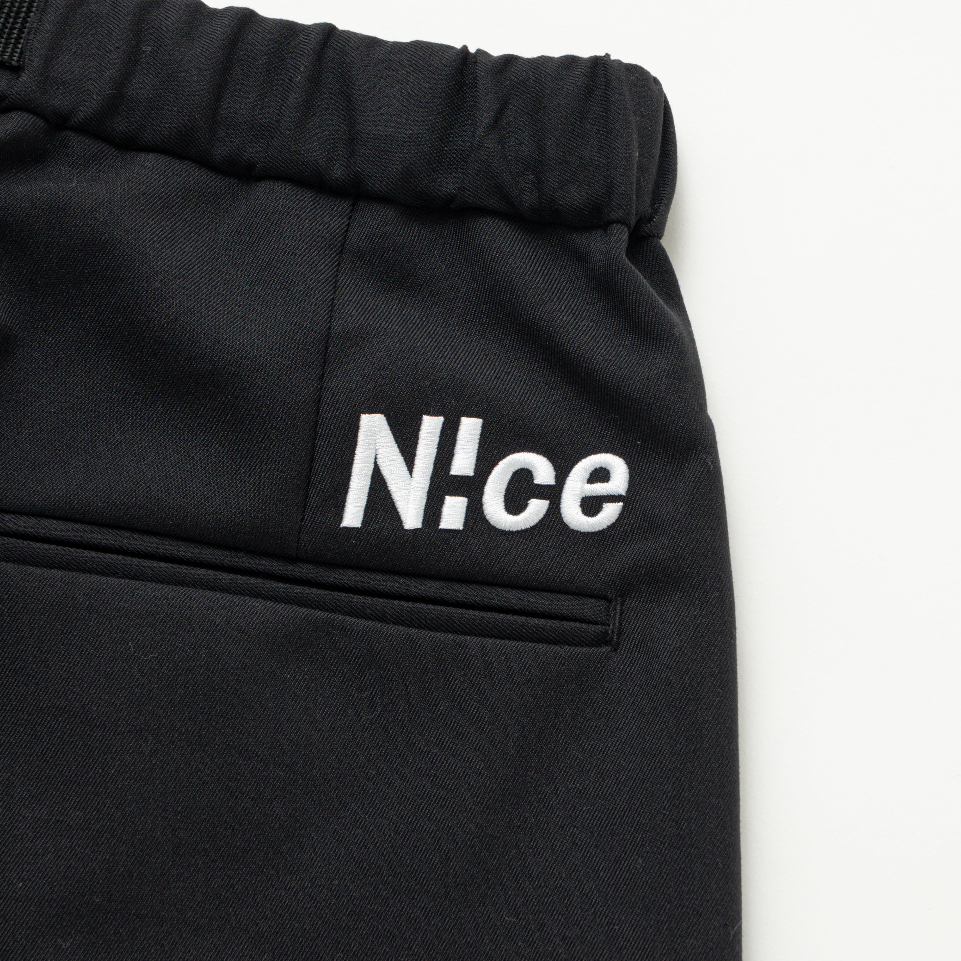 N!ce chino pants（BLACK）　 チノパン　ブラック　Mサイズ N!ce chino pants（BLACK） | N!ce shop