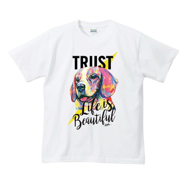 EIJI TAMURA「DOG ART TEE ‐ TRUST ‐」