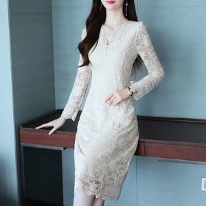 ［S,M,L］エレガントミディドレス