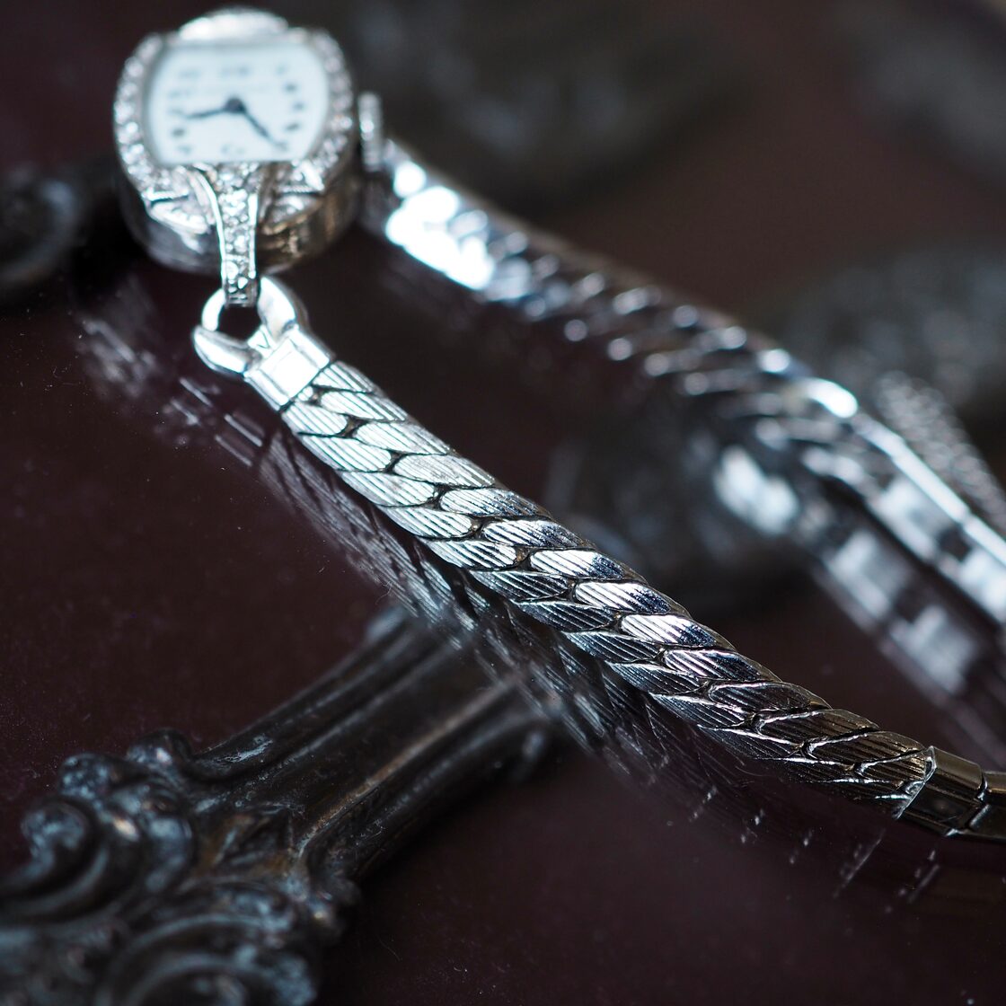 Tiffany & Co. ティファニー K14WG アールデコ ダイヤモンド 