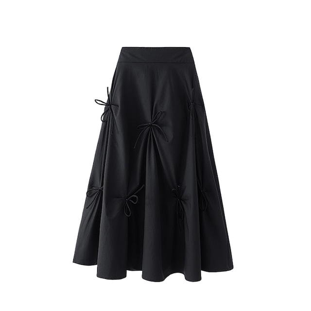Ribbon Design Long Skirt KRE1585