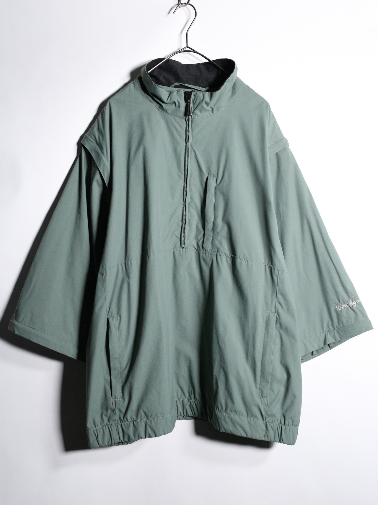 3-way sleeve docking design half-zip pullover - 12