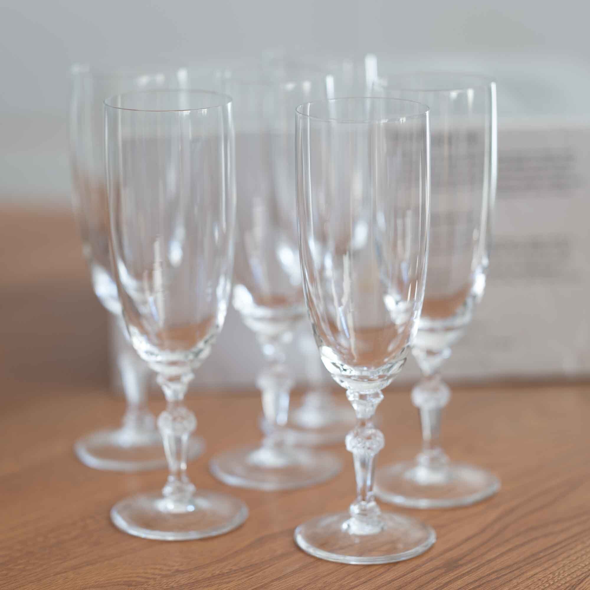 ドイツ ROSENTHAL  sutudio-line 製 クリスタルガラスのシャンパングラス