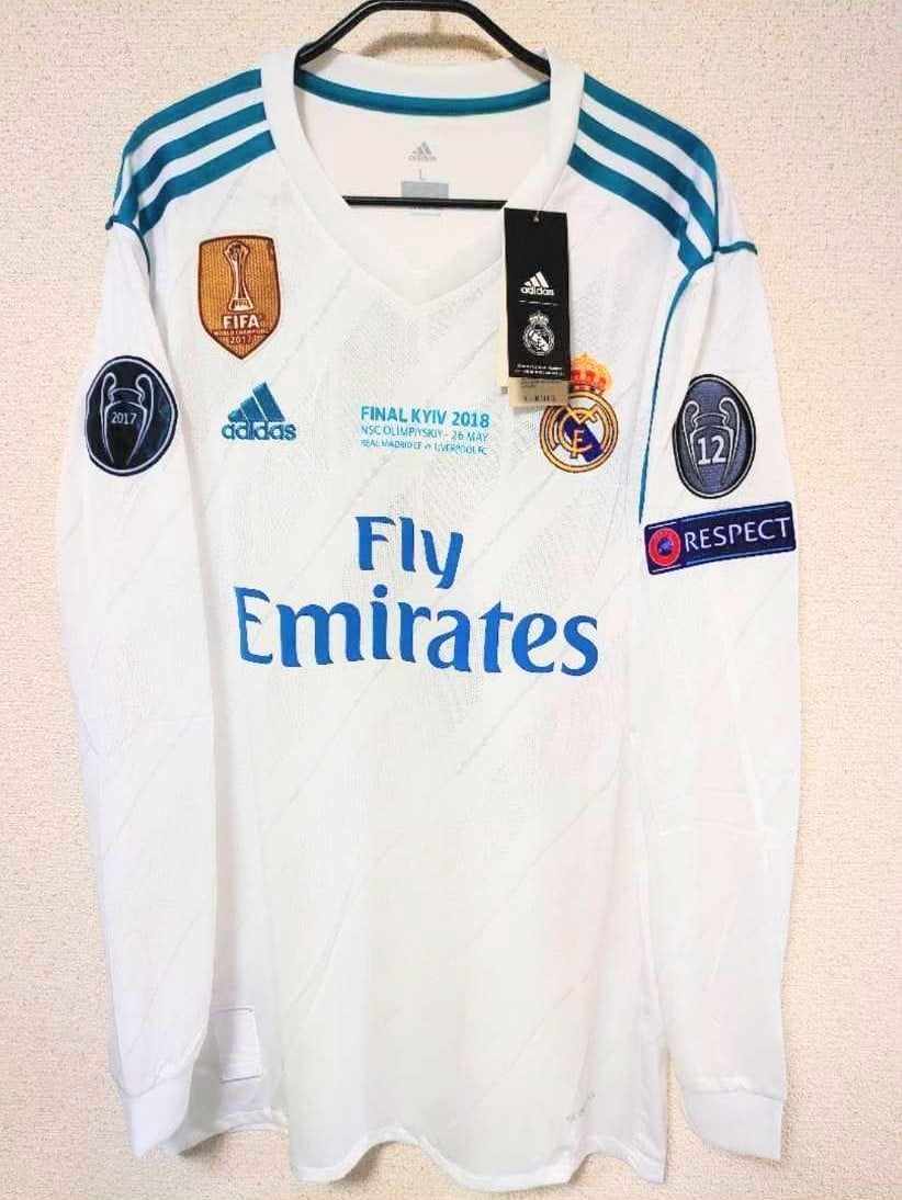 Mサイズ】2018 UEFA CL レアルマドリード ロナウドユニフォーム Mサイズ】2018 UEFA CL レアルマドリード ロナウドユニフォーム