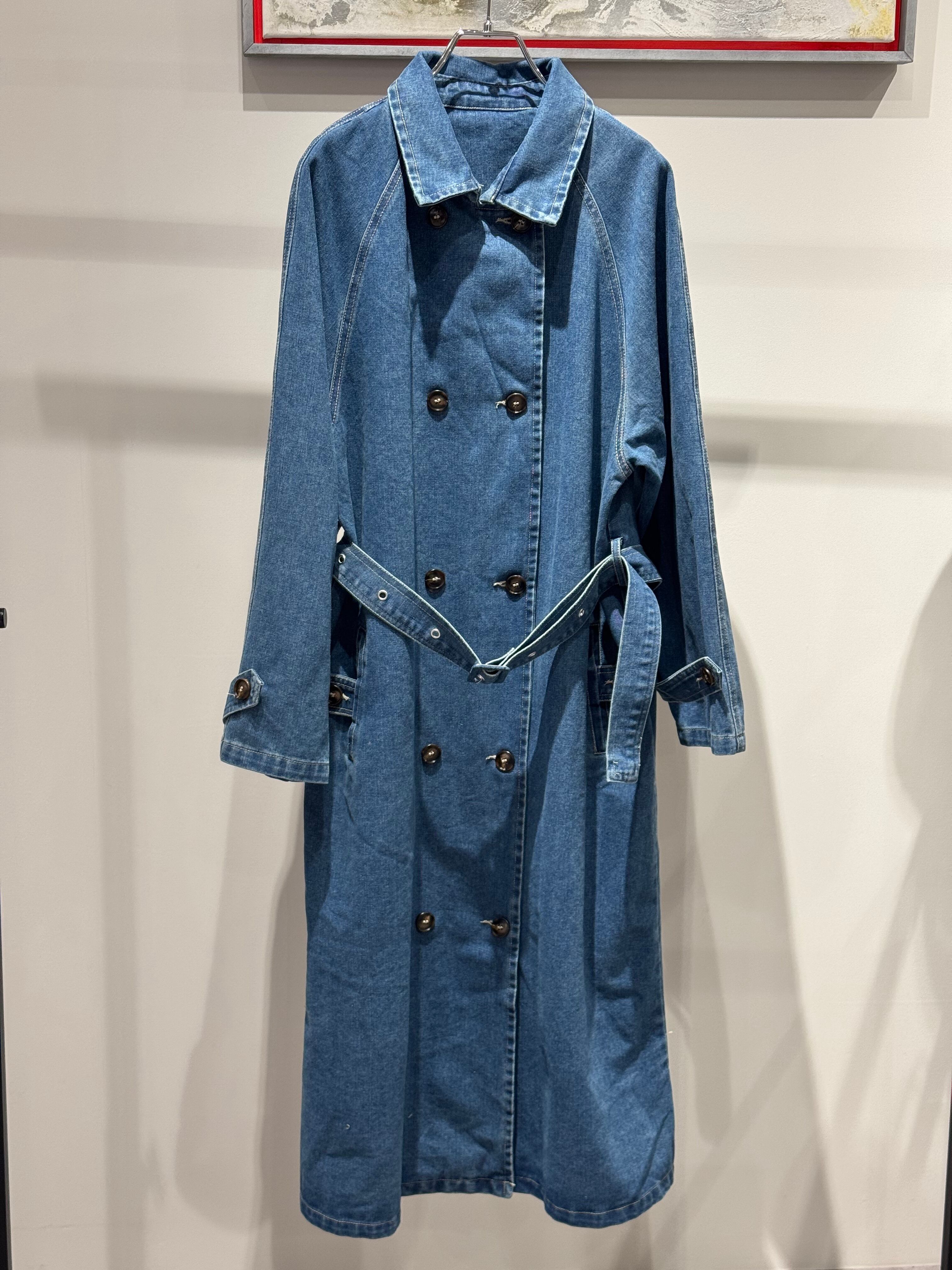 denim trench coat