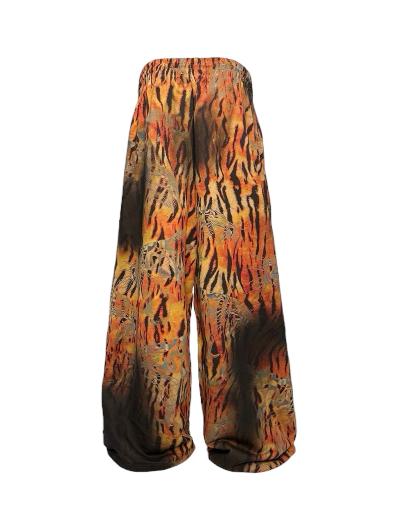 【PCCVISION】3MAN0N All-Over Tiger Print Dirty Baggy Sweatpants