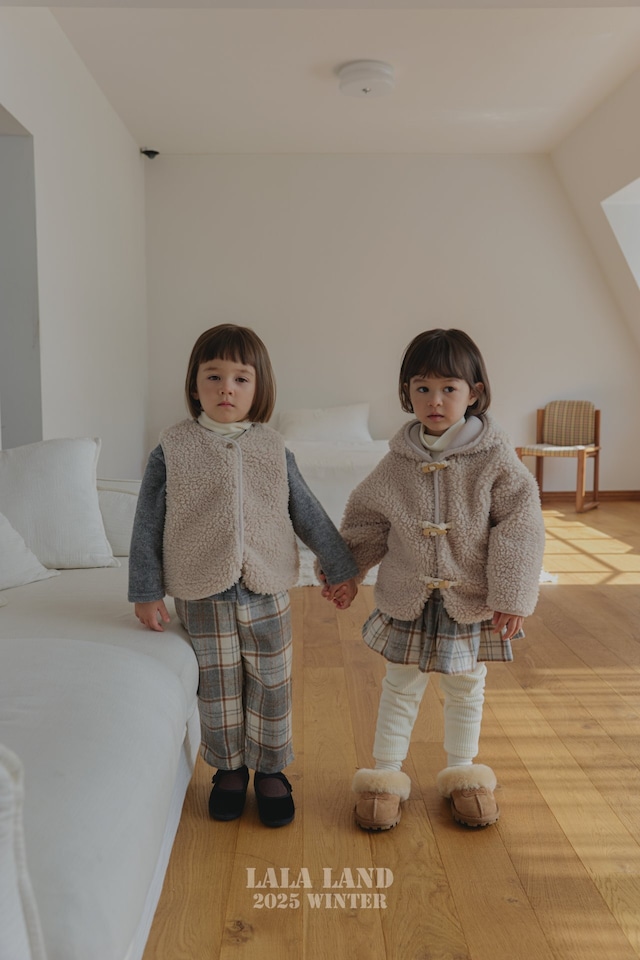 〚予約〛check pants <kids>