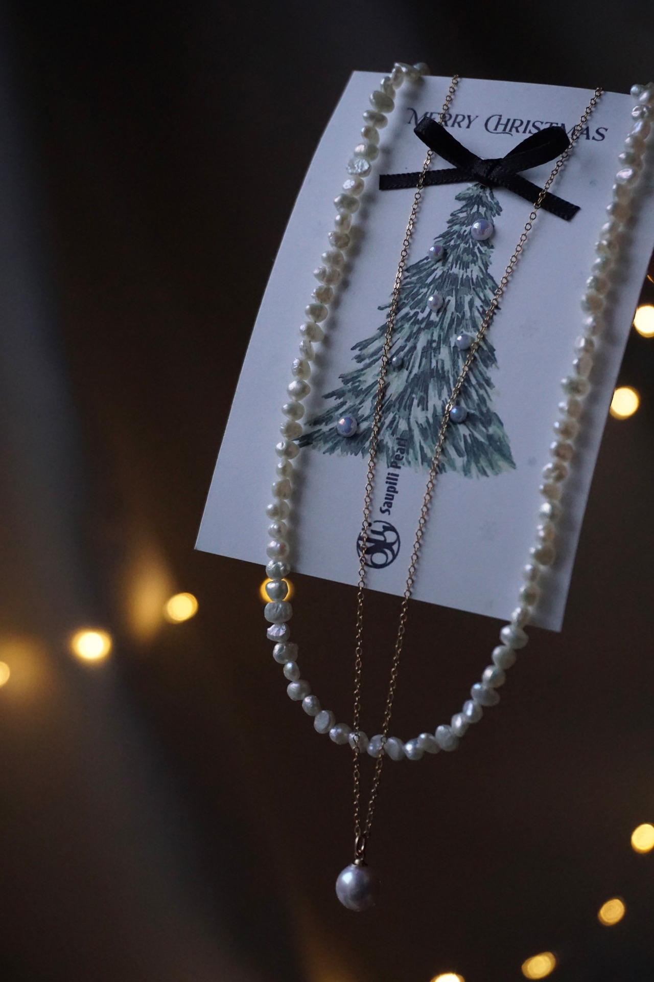 選べる一粒パールネックレス