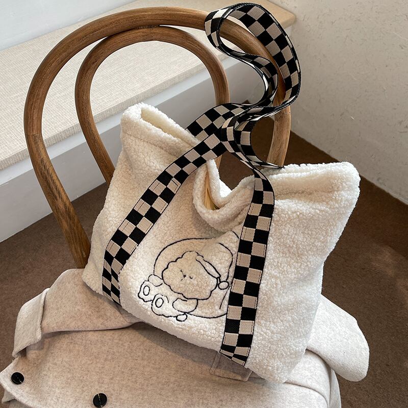 オータムウィンターショルダーバッグ 秋物 冬物 トートバッグ ハンドバッグ 手作りハンドバック24943382549