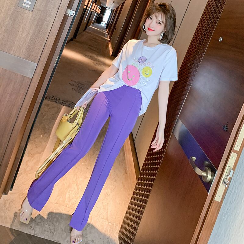 Tシャツ 薄手パンツ サマースタイル 夏物 MIUCO38774565510