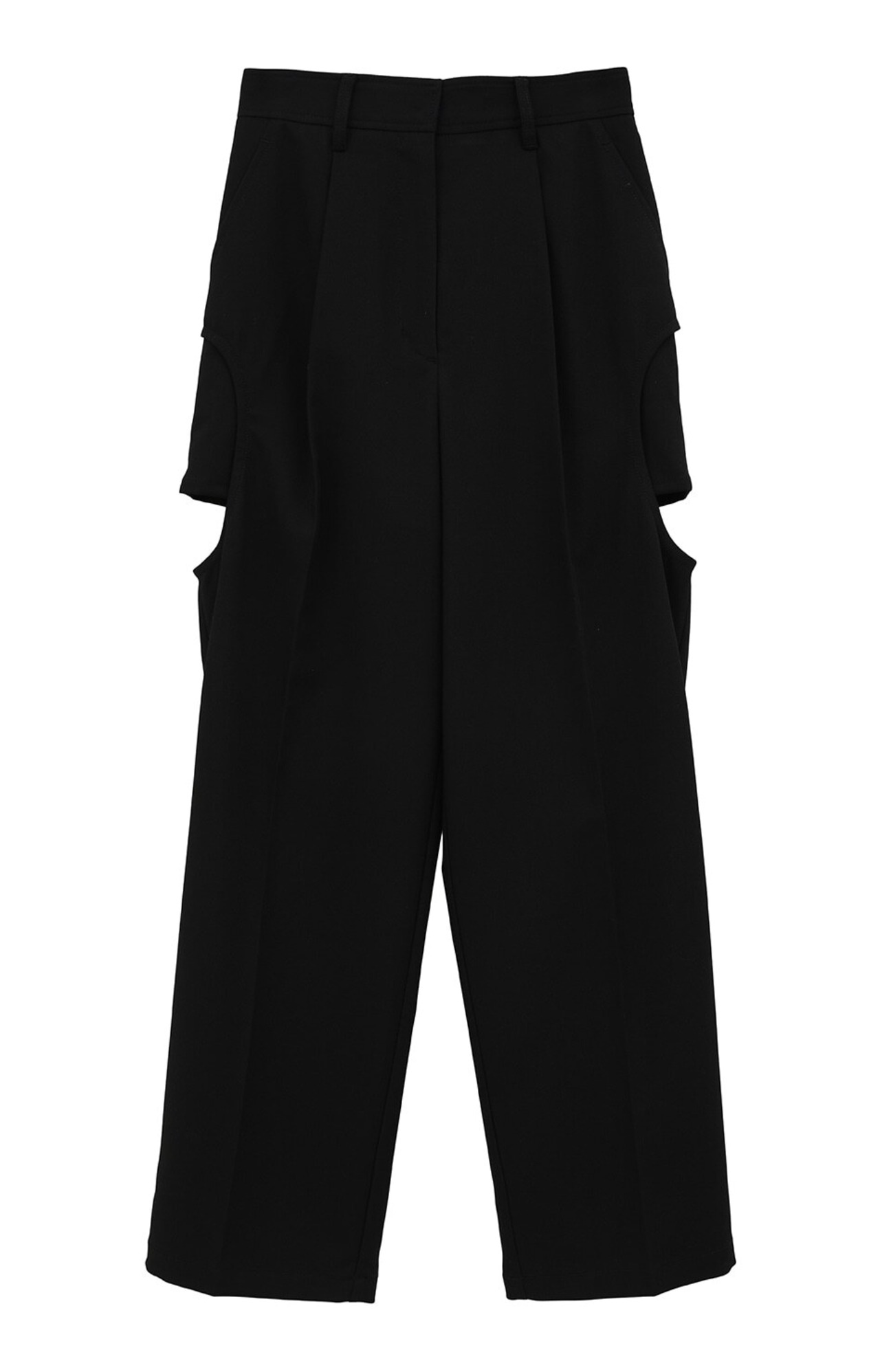 CLANE SIDE CIRCLE CUT PANTS | FLICKA ASHIYA