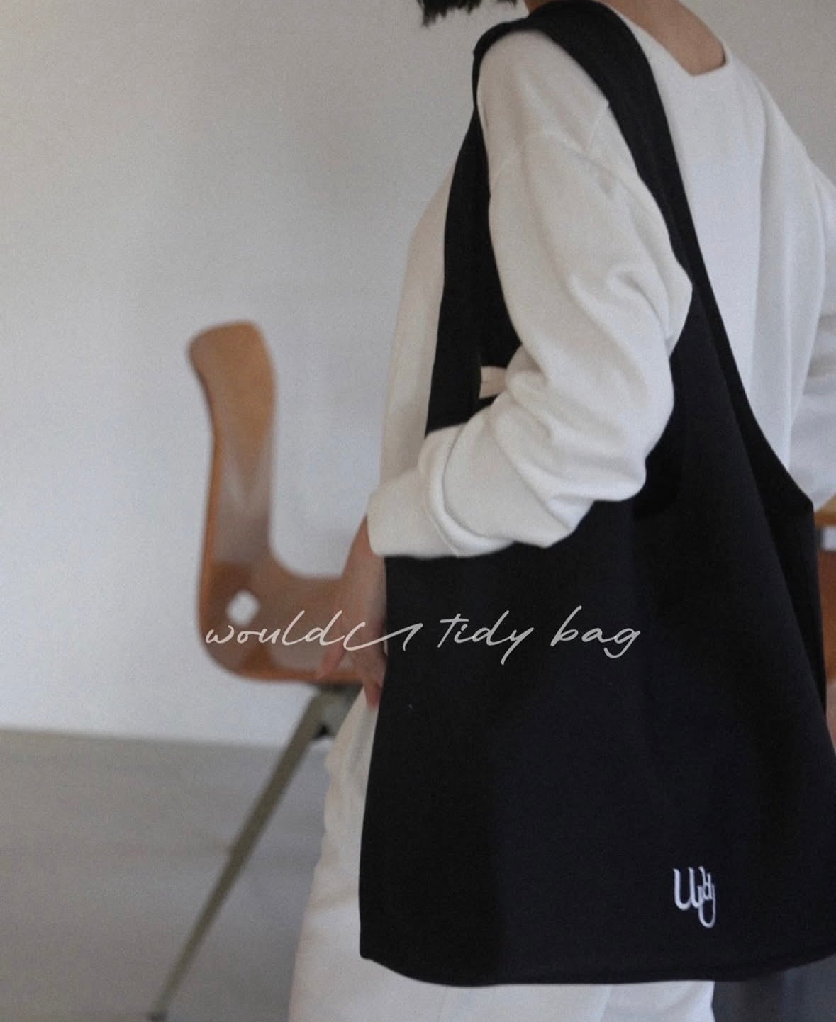 【予約】wouldU/tidy bag stripe
