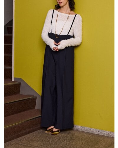 Mewl[M254-33043] ハイウエストサロペット