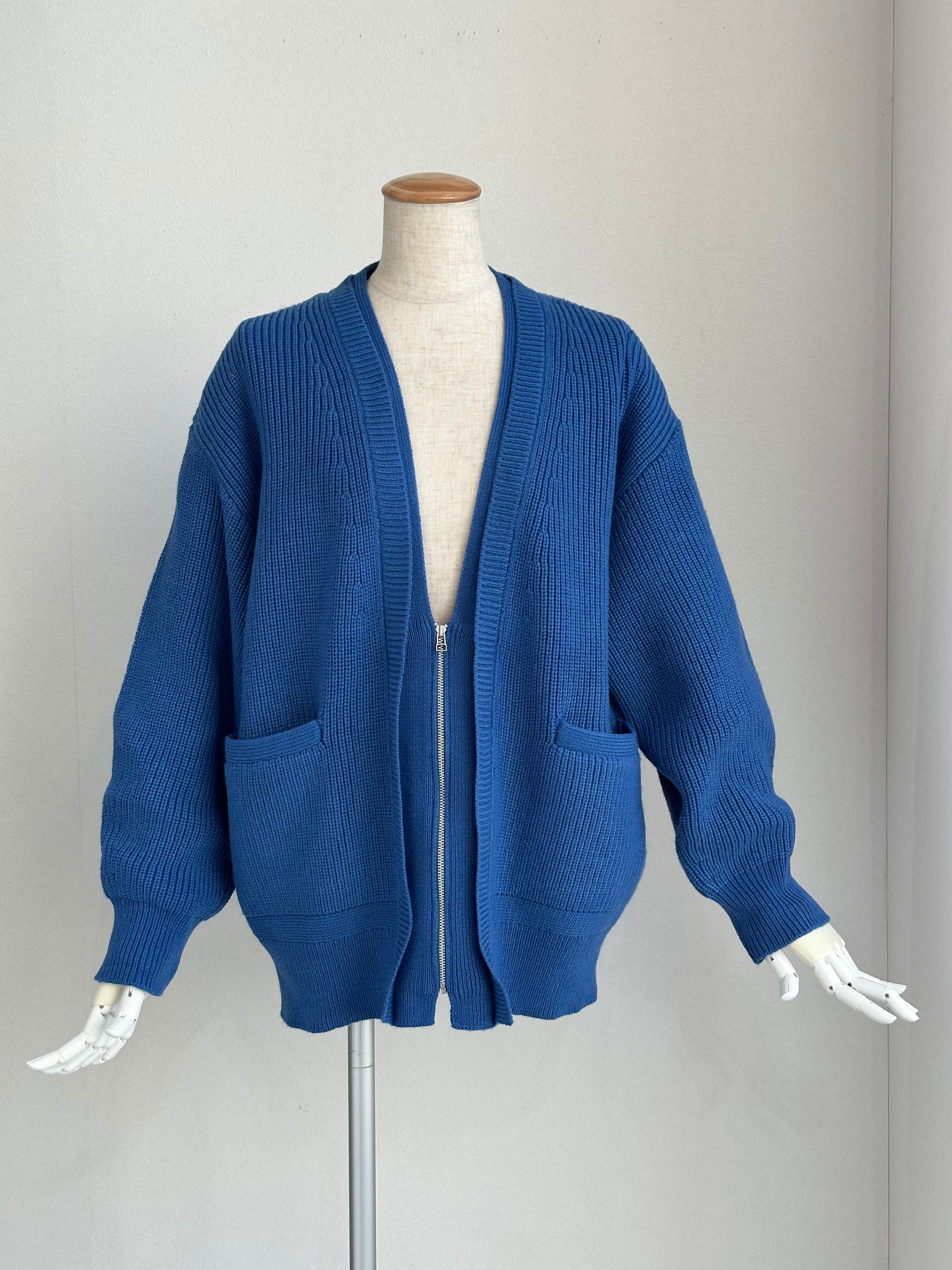 ZIP knitカーディガン Dignité collier 80256568 2512b-005 | BlueOnion