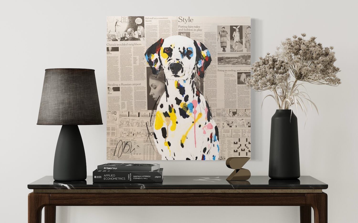 Dalmatian / ダルメシアン / 犬の現代アート作品 絵画販売 | TOMOYA