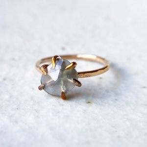 Bibelot LA ::: grey moonstone ring