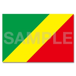 世界の国旗ポストカード ＜アフリカ＞ コンゴ共和国 Flags of the world POST CARD ＜Africa＞ Republic of Congo