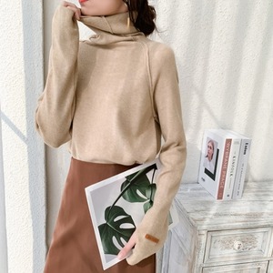 トップス レディース 送料無料 5色展開 ニット セーター 無地 単色 タートルネック 長袖 ラグランスリーブ ラグラン袖 エクストラロングスリーブ サムホール 指穴 カットソー 暖か あったか 大人可愛い フェミニン かわいい こなれ感 きれいめ シンプル カジュアル 上品 ラフ おしゃれ お洒落 大人女子 フリーサイズ 伸縮性 フィット感 ブラウン 茶色 ブルー 青色 イエロー 黄色 ブラック 黒色 ホワイト 白色 春服 秋服 肌寒い日 20代 30代 40代 普段使い おでかけ 着回し 重ね着