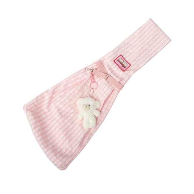 斜め掛け キャリーバッグ ピンク