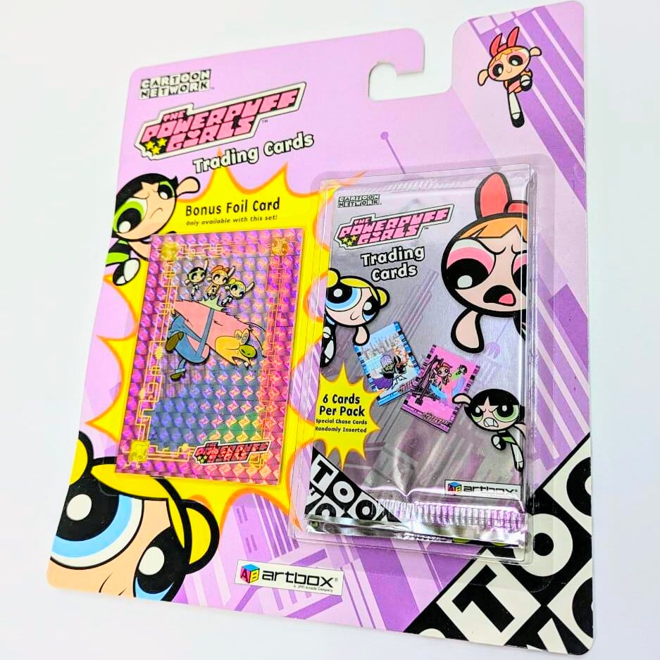♧☆DEADSTOCK 2000年製☆ 送料無料!【 パワーパフガールズ( The Powerpuff Girls )】Trading Cards SPECIAL SET カートゥーンネットワーク CARTOON NETWORK / VINTAGEトレカ単品 (1個=6CARDSが2個 +1BONUS Card)〚アメリカン雑貨 アメトイ〛