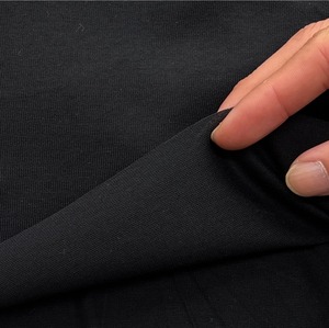 ★NO242◆3m◆綿100%天竺ニット生地◆ブラック